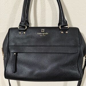 Kate Spade Black Leather Satchel